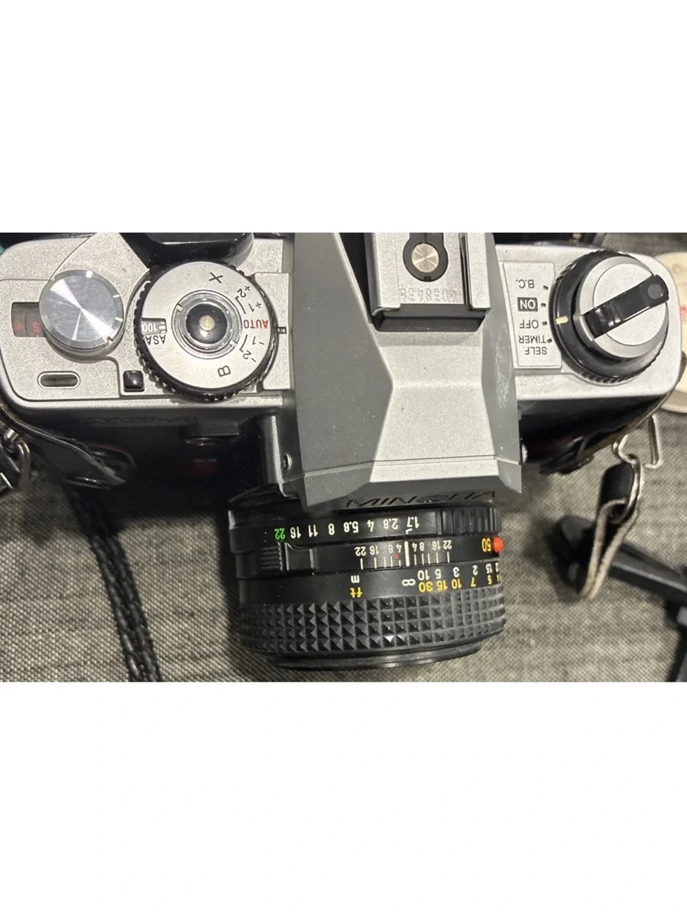 Minolta MD 50mm f/1.7 Black Lens for Film Cameras